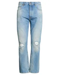 パーム・エンジェルス メンズ ボトムス デニムパンツ ストレートレッグ PALM ANGELS Blue ブルーのサムネイル