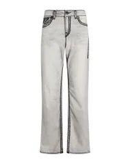トゥルーレリジョン メンズ ボトムス デニムパンツ ジーンズ TRUE RELIGION Gray グレーのサムネイル