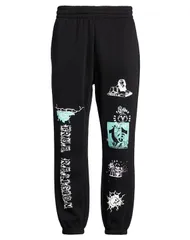 トゥルーレリジョン メンズ ボトムス カジュアルパンツ スウェットパンツ TRUE RELIGION Black ブラックのサムネイル
