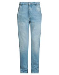 バルマン メンズ ボトムス デニムパンツ ストレートレッグ BALMAIN Blue ブルー