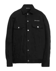 パーム・エンジェルス メンズ アウター ジャケット・ブルゾン デニムブルゾン PALM ANGELS Black ブラックのサムネイル