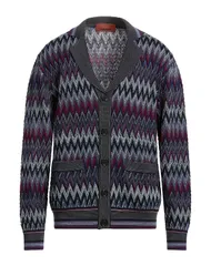 ミッソーニ メンズ アウター カーディガン MISSONI Purple パープルのサムネイル