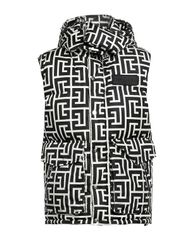 バルマン メンズ アウター ジャケット・ブルゾン パファージャケット BALMAIN Black ブラック