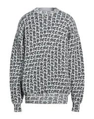 ヴェトモン メンズ アウター ニット・セータートルネック VETEMENTS Black ブラックのサムネイル