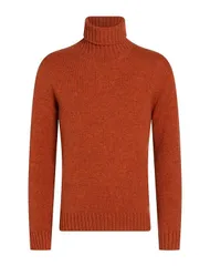 メッサジェリエ メンズ アウター ニット・セータートルネック MESSAGERIE Reddish Brown ブラウンのサムネイル