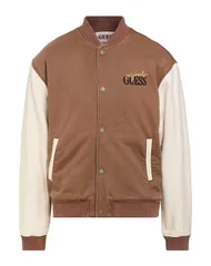 ゲス メンズ アウター ジャケット・ブルゾン デニムブルゾン GUESS Light Brown ブラウンのサムネイル