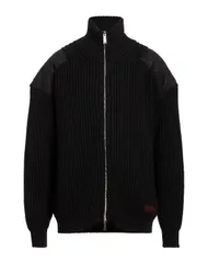 ディースクエアード メンズ アウター カーディガン ファスナー付きニット DSQUARED2 Black ブラックのサムネイル