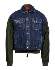 ディースクエアード メンズ アウター ジャケット・ブルゾン デニムブルゾン DSQUARED2 Blue ブルーのサムネイル
