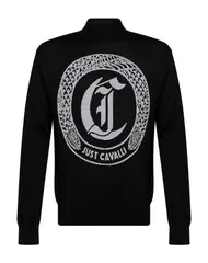 ジャストカバリ メンズ アウター ニット・セータートルネック JUST CAVALLI Black ブラックのサムネイル