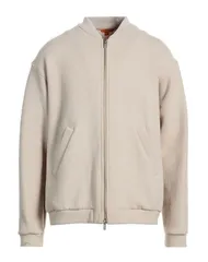 バレナ メンズ アウター カーディガン ファスナー付きニット BARENA Light Gray グレーのサムネイル