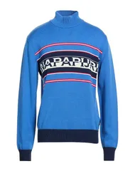 ナパピリ メンズ アウター ニット・セータートルネック NAPAPIJRI Light Blue ブルーのサムネイル