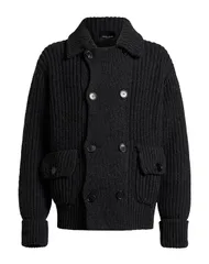 ロベルトコリーナ メンズ アウター カーディガン ROBERTO COLLINA Charcoal チャコールのサムネイル