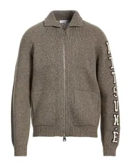 メゾンキツネ メンズ アウター カーディガン ファスナー付きニット MAISON KITSUN Taupe トープのサムネイル
