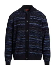 ミッソーニ メンズ アウター カーディガン MISSONI Navy ネイビーのサムネイル
