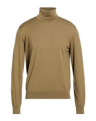 ヘルノ メンズ アウター ニット・セータートルネック HERNO Military Green グリーンのサムネイル