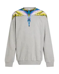 マルセロバーロン メンズ アウター パーカー・スウェット MARCELO BURLON Gray グレーのサムネイル