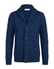 グランサッソ メンズ アウター カーディガン GRAN SASSO Navy ネイビーのサムネイル