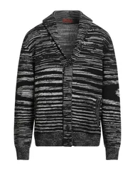 ミッソーニ メンズ アウター カーディガン MISSONI Black ブラックのサムネイル