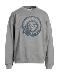 ヴェルサーチ メンズ アウター パーカー・スウェット VERSACE Gray グレーのサムネイル
