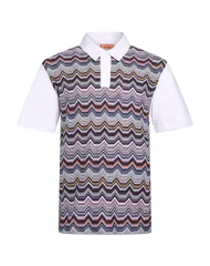 ミッソーニ メンズ トップス ポロシャツ MISSONI White ホワイトのサムネイル