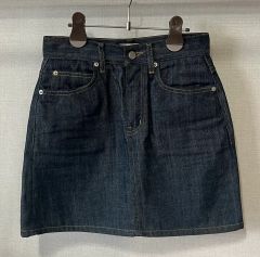 A.P.C. S インディゴ デニム スカート ミニスカート 台形 青 デニム