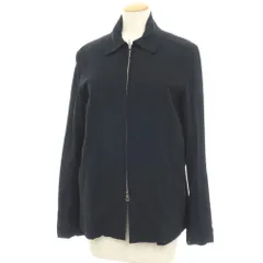 【中古】ワイズ Y's 90S コットン ダブルジップブルゾン ブラック【サイズ表記なし（L位）】【レディース】のサムネイル