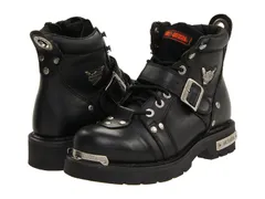 ハーレーダビッドソン メンズ シューズ ブーツ・レインブーツ HarleyDavidson Brake Buckle Black ブラックのサムネイル