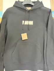Supreme X BURBERRY ボックスロゴ パーカー L サイズ 状態良好のサムネイル