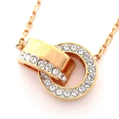 SWAROVSKI(スワロフスキー) ネックレス美品  - ピンクゴールド×クリアのサムネイル