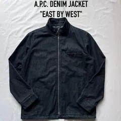 apc アーペーセー　デニムジャケット　シングルライダース　イーストバイウエスト　サイズ1のサムネイル