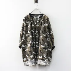 マーブルシュッド marble SUD snow scape スキッパー ブラウス ｜ブラウン系 トップス 総柄【2400015046990】のサムネイル