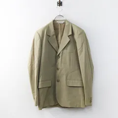Archive ビンテージ 90s 旧タグ フランス製 アニエスベー agnes b. HOMME テーラードジャケット 46 ベージュ系／肩パット【2400015036380】のサムネイル