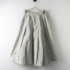 美品✨】MHL. コットンドリル タックスカート ホワイト系 サイズ2