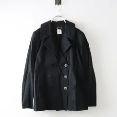 Vintage アニエスベー agnes b コーティング加工 コットン ダブルブレストジャケット 36 ブラック┃ショートーコート【2400015004198】のサムネイル