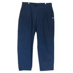 WTAPS ダブルタップス 24SS LEZ/HUNTS/TROUSERS/CTPL.WEATHER.COOLMAX 241TQDT-PTM03 ハイカウントストレッチ トラウザーズ ウェザー クールマックス パンツ ネイビー サイズ04(XL) Julkのサムネイル