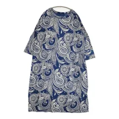 45R/45rpm コットンTシャツドレス サイズ0 ワンピース ネイビー ホワイト レディース フォーティーファイブアールピーエム【中古】6-0619M♪のサムネイル