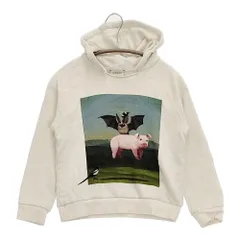 GUCCI イグナシ・モンレアル Gucci Children's キッズ ジュニア サイズ8 ケリングジャパン スウェット パーカー オフホワイト レディース グッチ【中古】6-0619M♪のサムネイル