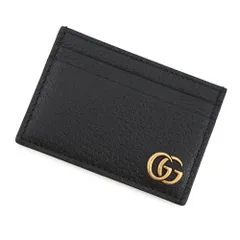 グッチ カードケース GGマーモント マネークリップ レザー 436022 GUCCI 財布 黒のサムネイル