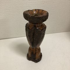 オールドノリタケ 釉下彩 花瓶 メイプルリーフ ルックウッド - メルカリ