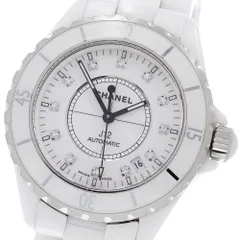 シャネル CHANEL H1629 J12 38ｍｍ 白セラミック 12Pダイヤ 自動巻き メンズ _935070のサムネイル