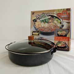 アサヒ軽金属 ローストパン ガラス蓋付き Lサイズ スクエア 適温計
