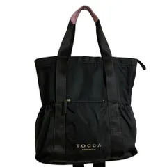 良品 TOCCA トッカ CIELO TRAVEL BACKPACK 2WAY トートバッグ バックパック リュック ブラック レディース 古着 中古 USEDのサムネイル