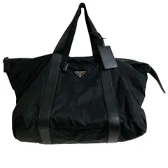 良品 PRADA プラダ ナイロン トートバッグ ボストンバッグ ブラック メンズ レディース 古着 中古 USEDのサムネイル