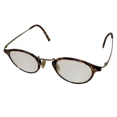 美品 金子眼鏡 KANEKO OPTICAL VINTAGE メガネフレーム KV-66 ハバナ ブラウン メンズ レディース 古着 中古 USEDのサムネイル