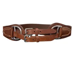 良品 Ralph Lauren ラルフローレン 馬具モチーフ レザーベルト サイズS ブラウン  レディース 古着 中古 USEDのサムネイル