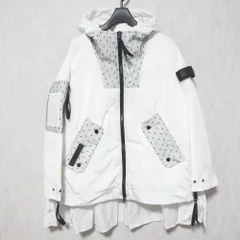 美品 RED VALENTINO レッドヴァレンティノ レースドッキング中綿ジャケット XR3CJ00Z6AW サイズ40 ホワイト レディース 古着 中古 USEDのサムネイル