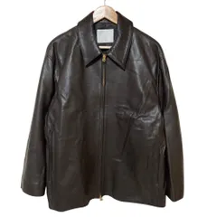 美品 25AW AP STUDIO エーピー ストゥディオ ダブルジップ ラムレザージャケット ブラウン レディース 古着 中古 USEDのサムネイル
