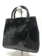 GUCCI グッチ パテントレザー トートバッグ ボルドー エナメル - メルカリ