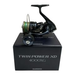 シマノ 24 ツインパワー 4000MHG と夢屋ラウンド型パワーハンドルノブ