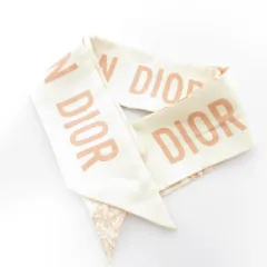 Christian Dior クリスチャンディオール トワル ドゥ ジュイ ミッツァ シルク スカーフ ピンクベージュ レディース 古着 中古 USEDのサムネイル